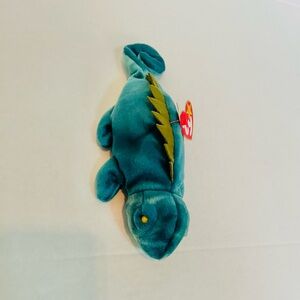 TY 1997 Beanie Babies Original Iggy with PE Pellets